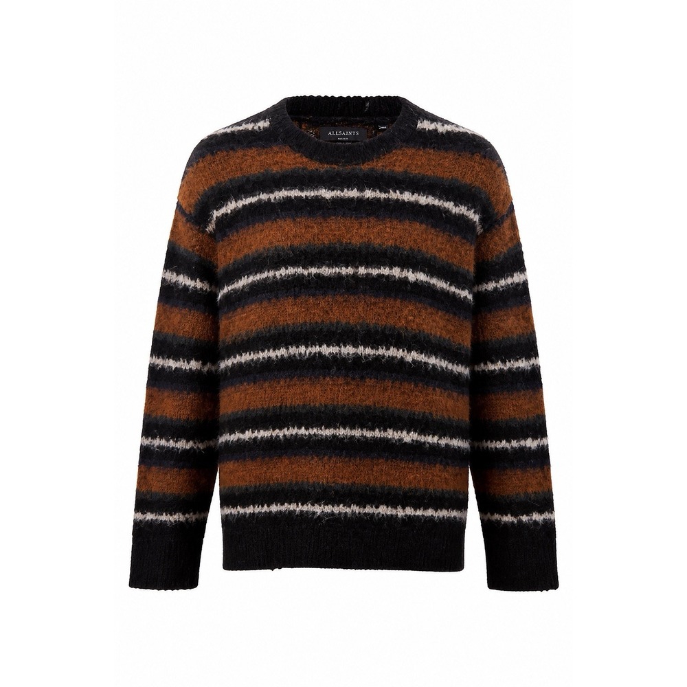 AllSaints Sweater Mens M Unisex Multicolor Oskar Crew Wool Alpaca Oversized